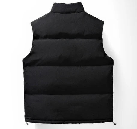 Men's Quilted Bodywarmer Sleeveless Zip Gilet Casual Outdoor Layering Everyday Wear