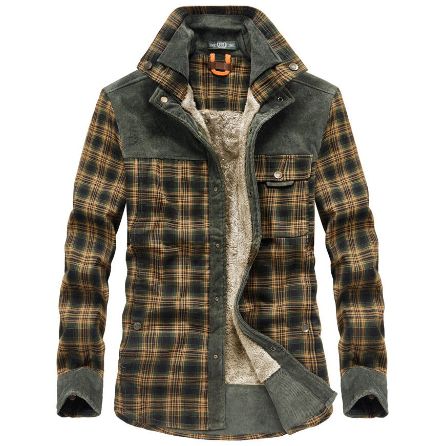 Men's Casual Button-Up Shirt Long Sleeve Collared Relaxed Fit Everyday Wear