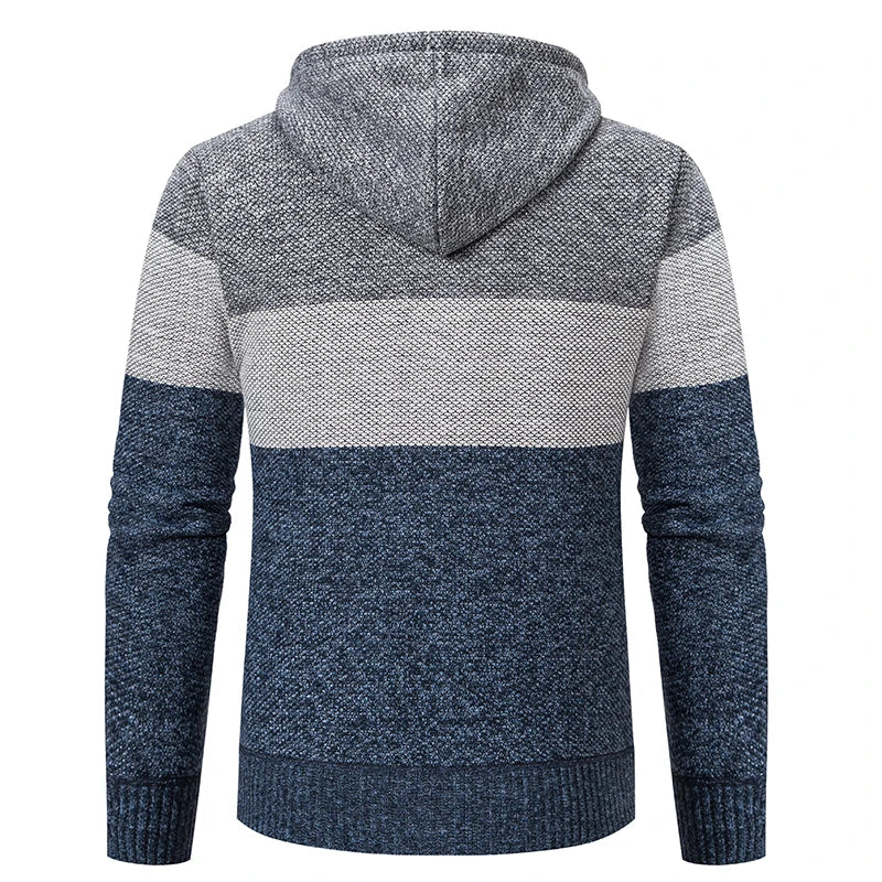 Men's Stylish Hooded Sweatshirt Zip-Up Casual Relaxed Fit Everyday Wear