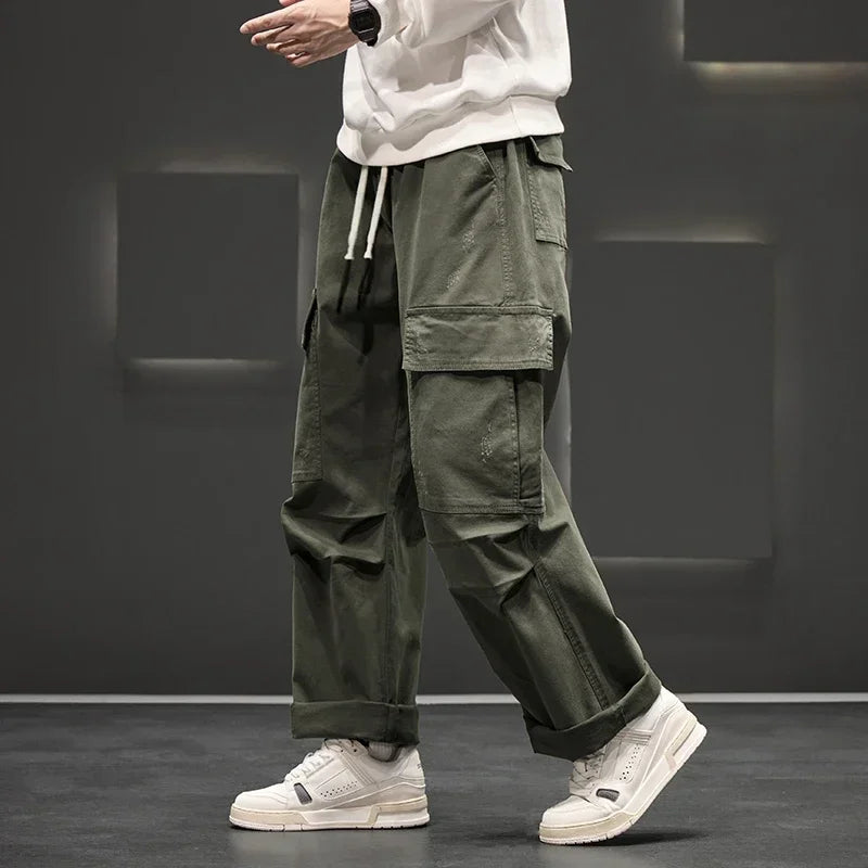 Men’s Casual Relaxed Fitted Cargo Trousers