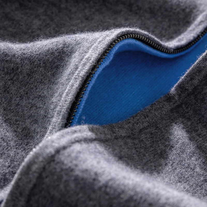 Men's Classic Merino Wool Sweater Crew Neck Regular Fit Everyday Layering