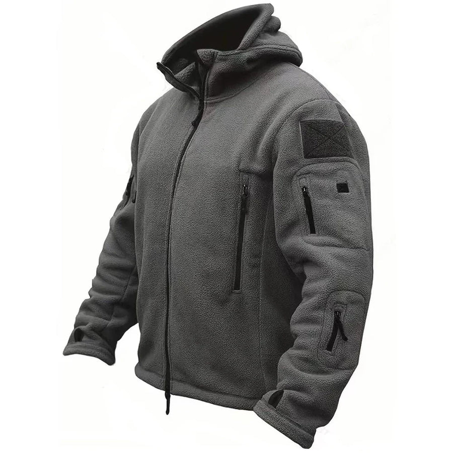 Men's Tactical Jacket Full-Zip Long Sleeve Utility Outdoor Active Wear