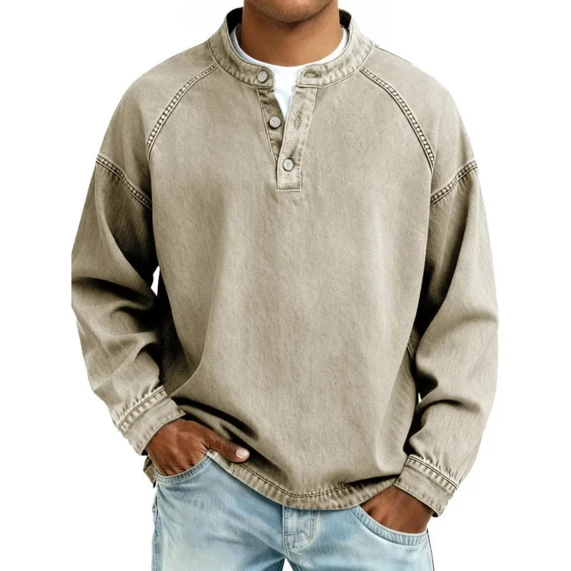 Men's Stylish Casual Button Shirt | Long Sleeve