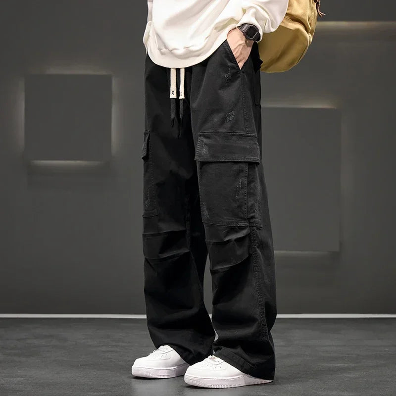 Men’s Casual Relaxed Fitted Cargo Trousers