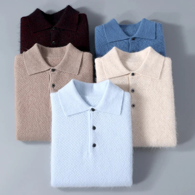 Men's Classic Cashmere Sweater Crew Neck Long Sleeve Timeless Everyday Wear