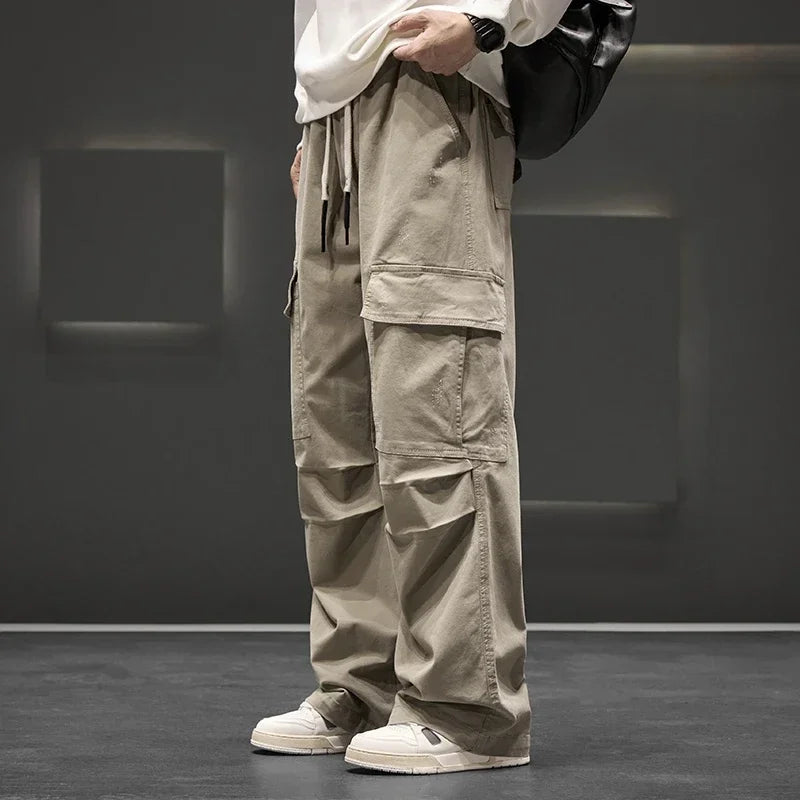 Men’s Casual Relaxed Fitted Cargo Trousers
