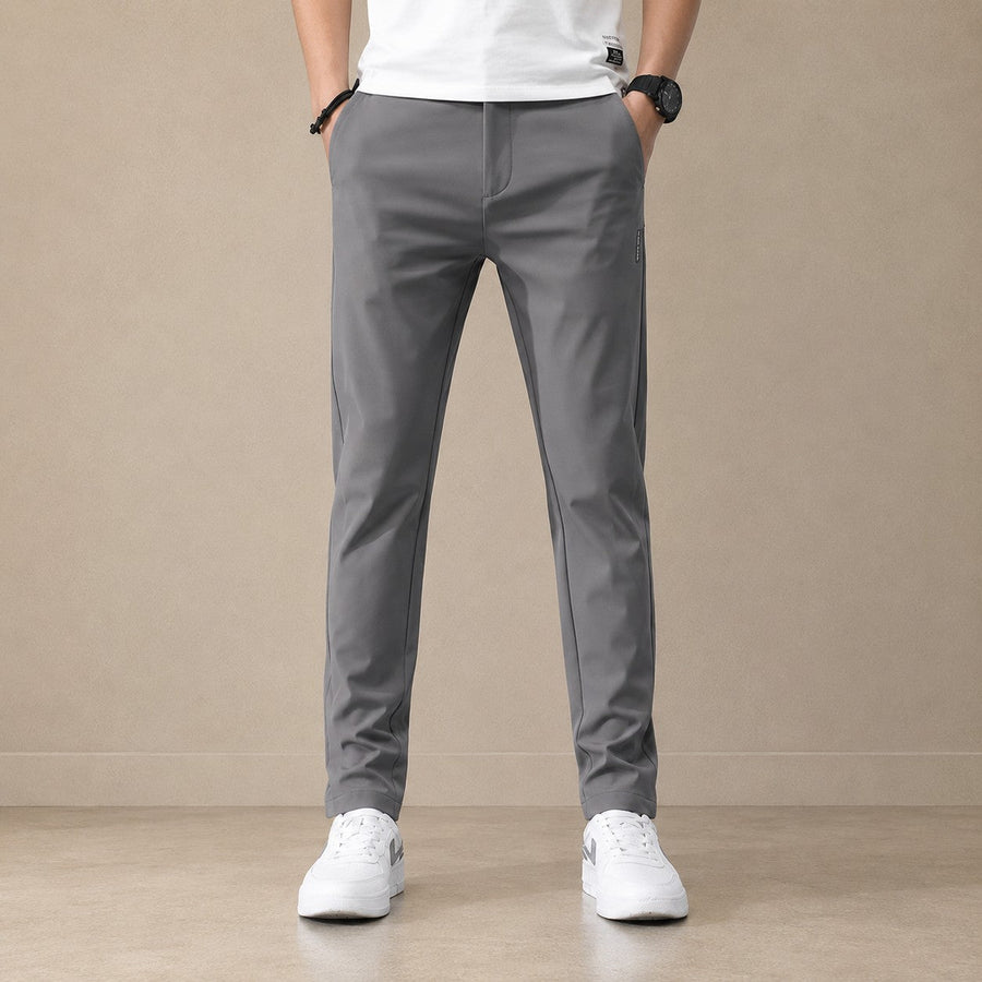 Men's Slim Fit Stretch Casual Trousers Comfortable Everyday Versatile Stylish