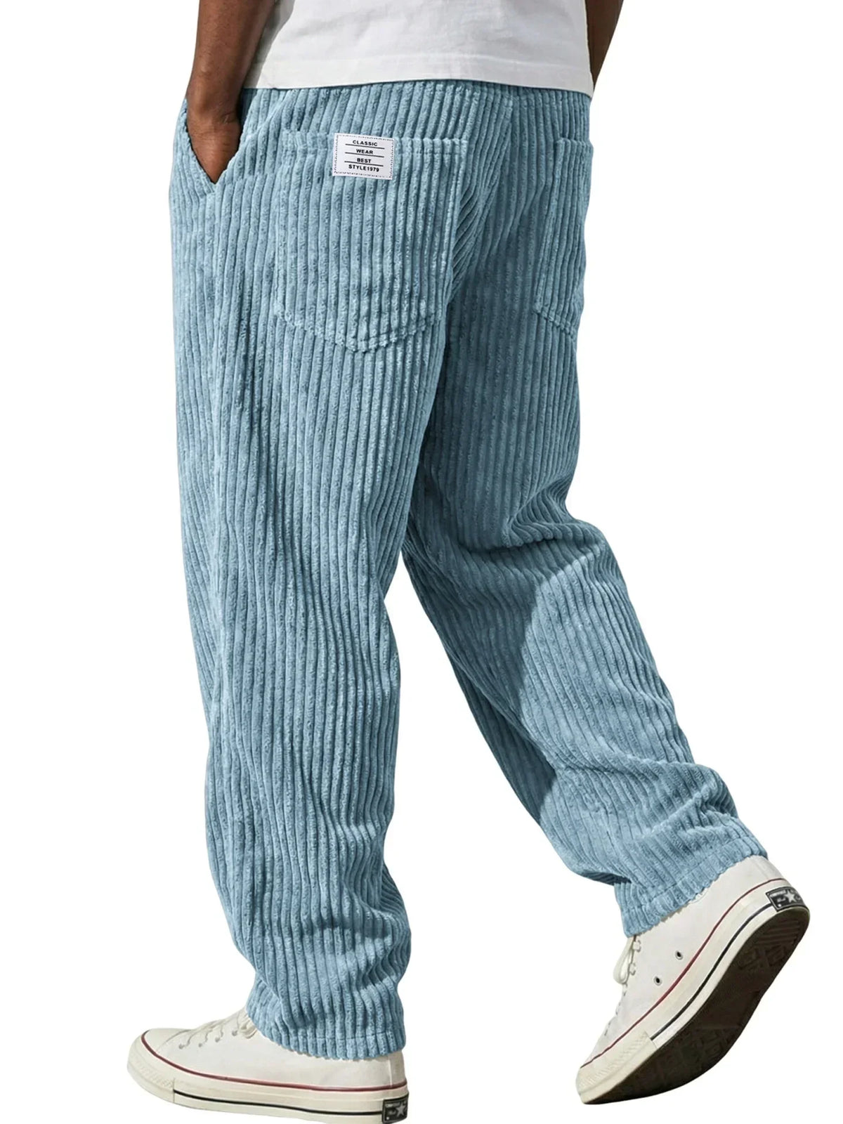 Men's Stretch Trousers Slim Fit Casual Everyday Versatile Comfort