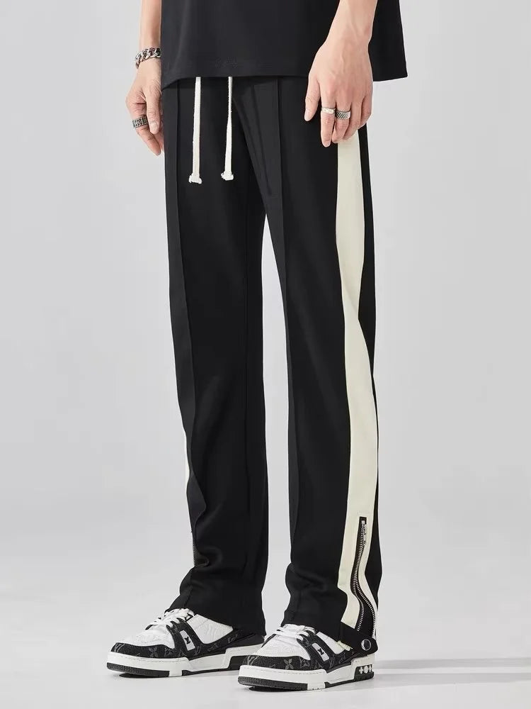 Men's Side-Stripe Drawstring Trousers