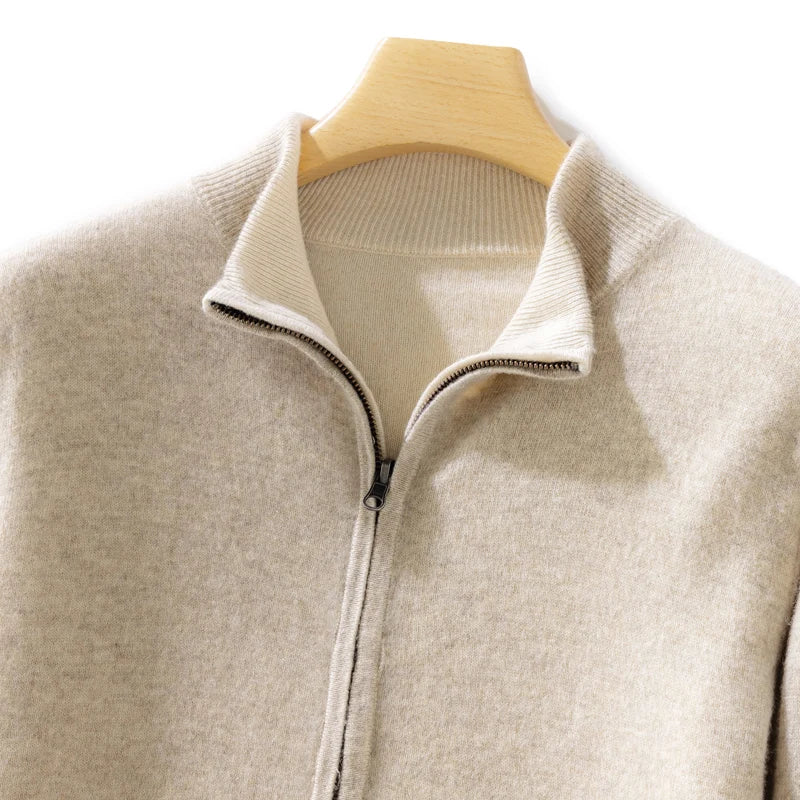 Men's Classic Merino Wool Sweater Crew Neck Regular Fit Everyday Layering