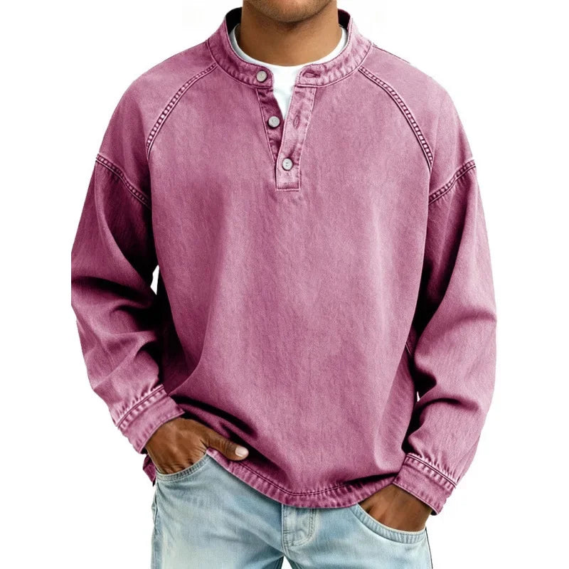 Men's Stylish Casual Button Shirt | Long Sleeve
