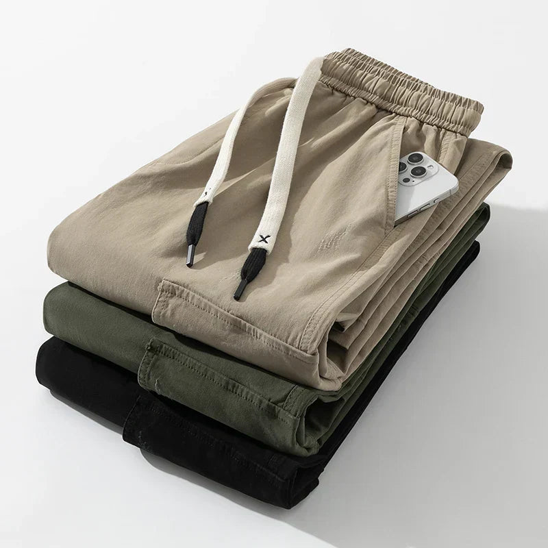 Men’s Casual Relaxed Fitted Cargo Trousers