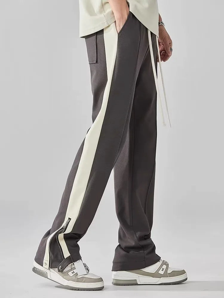 Men's Side-Stripe Drawstring Trousers