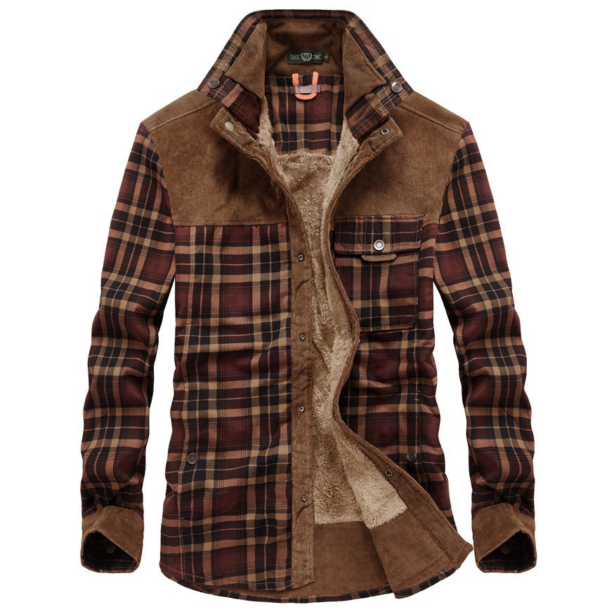 Men's Casual Button-Up Shirt Long Sleeve Collared Relaxed Fit Everyday Wear