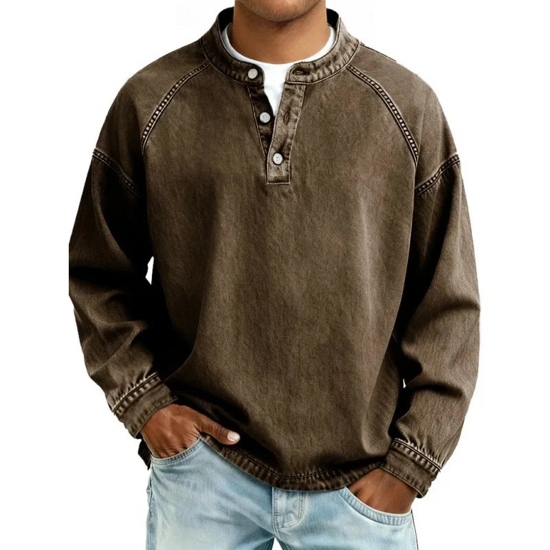 Men's Stylish Casual Button Shirt | Long Sleeve
