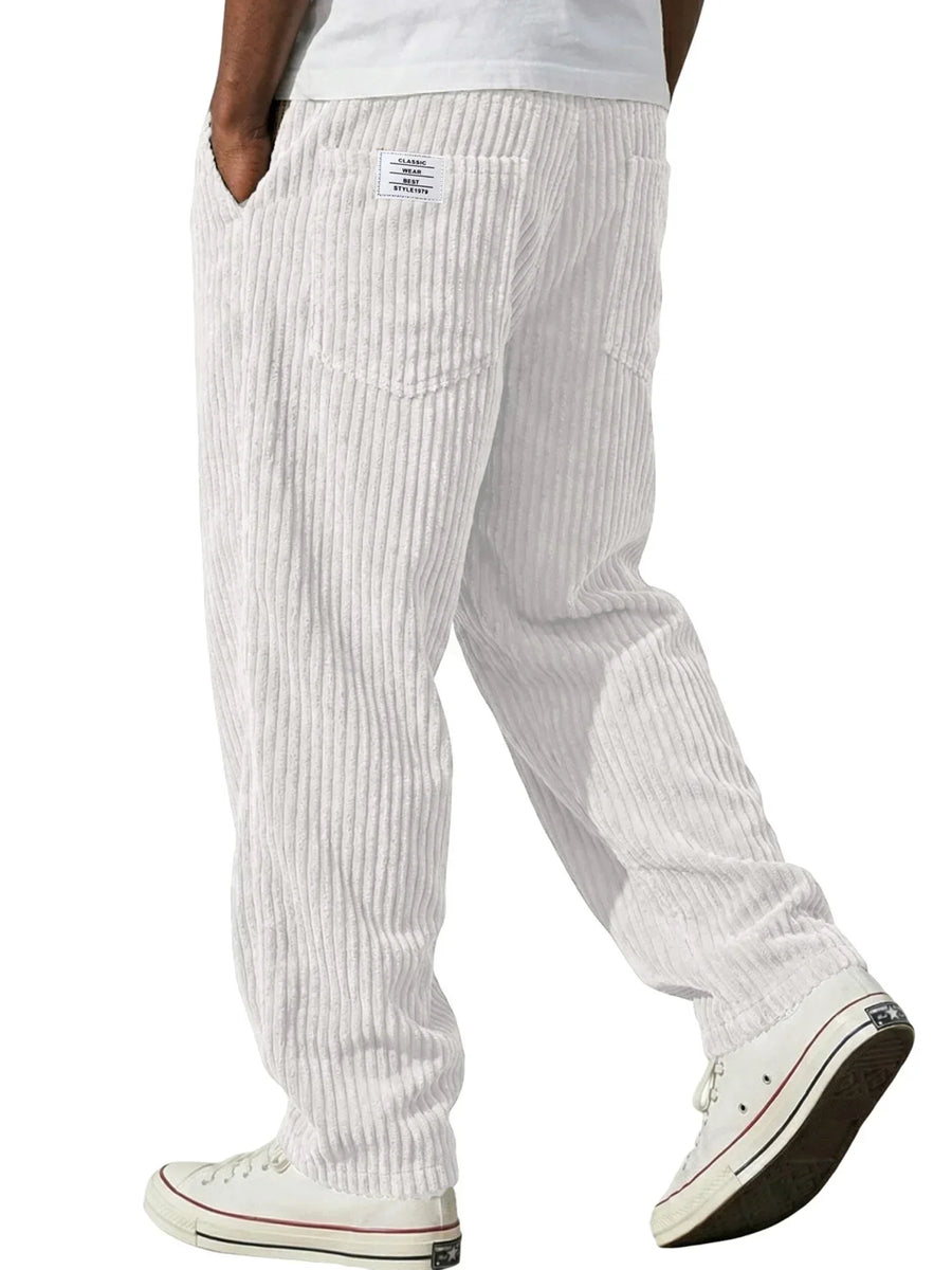 Men's Stretch Trousers Slim Fit Casual Everyday Versatile Comfort
