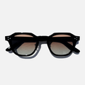 Men’s Stylish Silver Gradient Sunglasses | Panto Frame Design