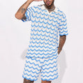 Men's Polo & Shorts Set Two-Piece Matching Collared Casual Everyday Holiday Beach Relaxed Outfit Co-Ord