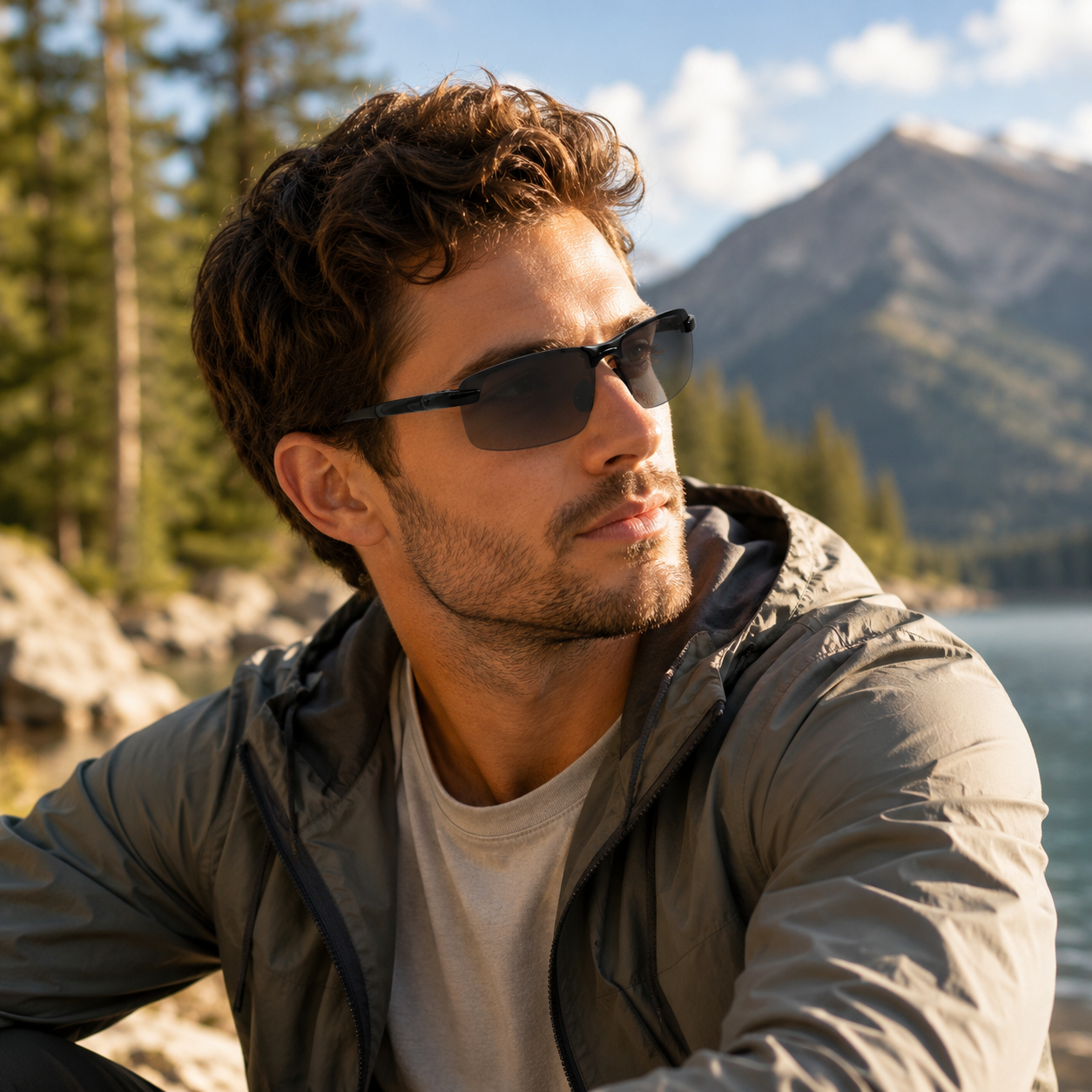 Men's Stylish Polarized Sunglasses | Photochromic Driving Eyewear