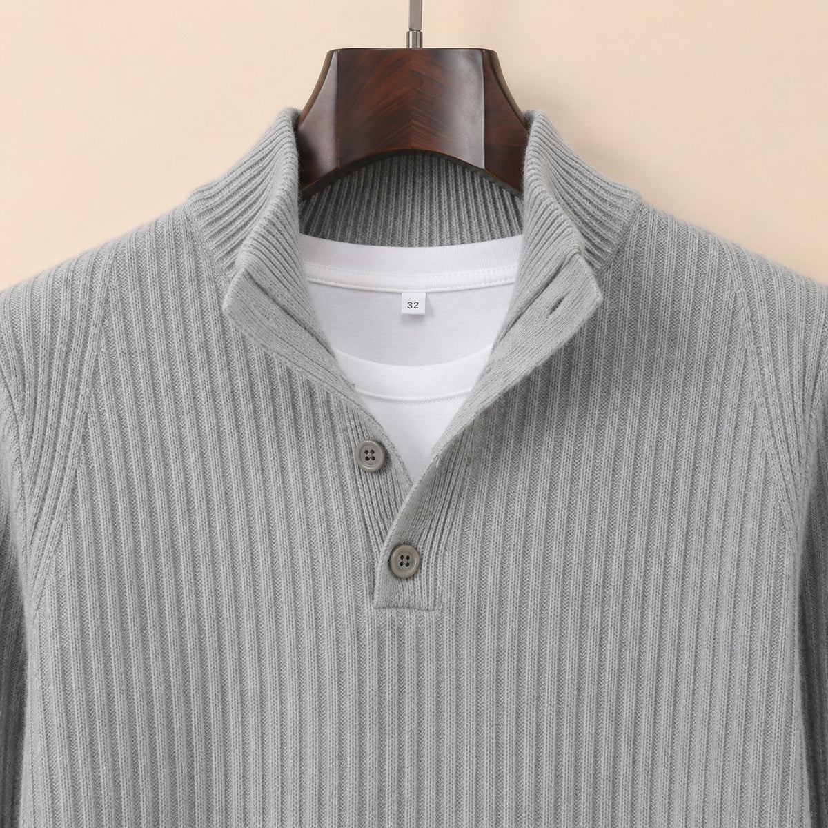 Men's Thick Knit Sweater Relaxed Fit Long Sleeve Crew Neck Casual Everyday