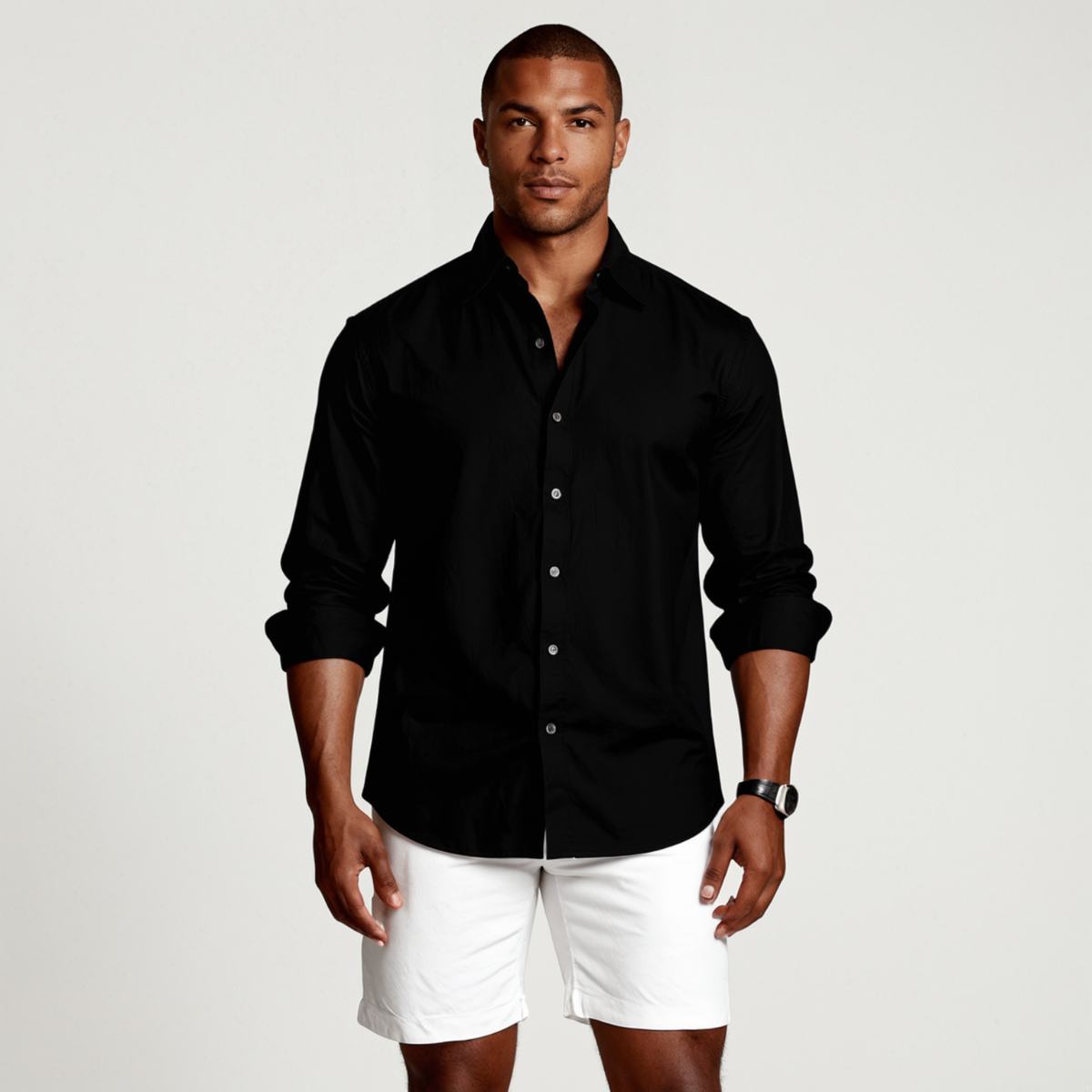 Men's Casual Long Sleeve Shirt | Vintage