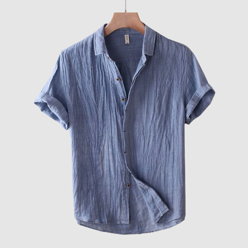 Men's Washed Linen Shirt
