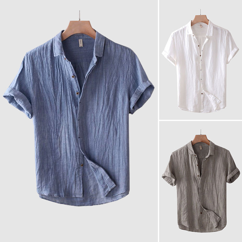 Men's Washed Linen Shirt