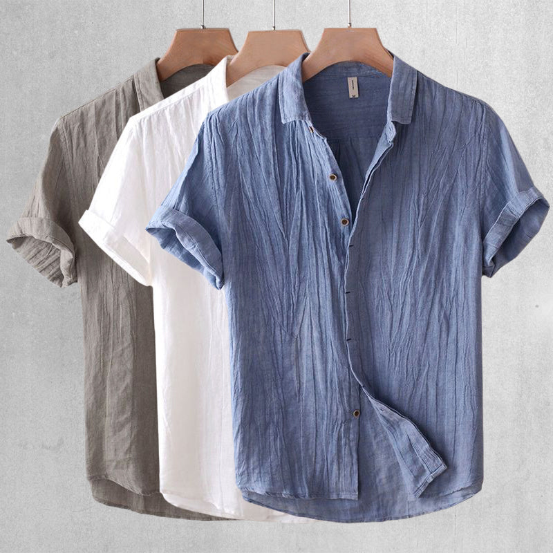 Men's Washed Linen Shirt