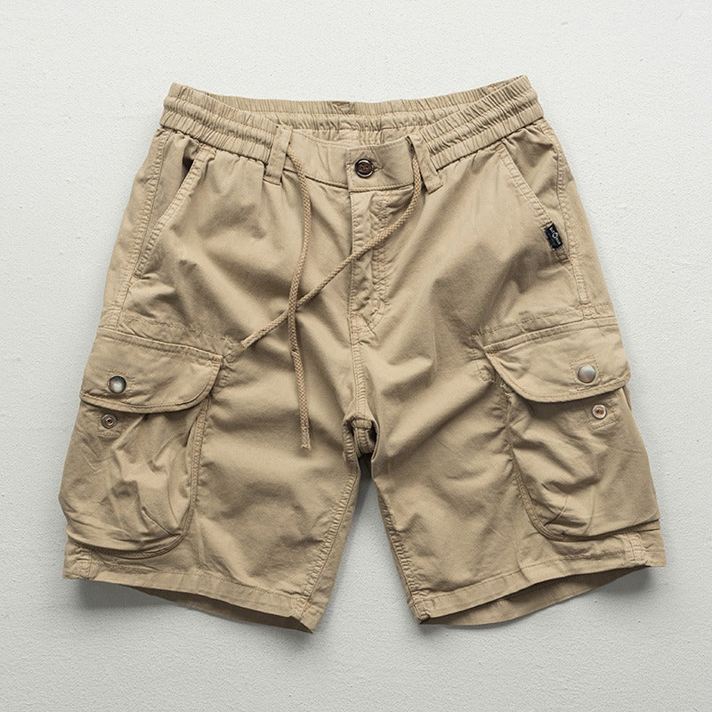 Men's Cargo Drawstring Waist Shorts
