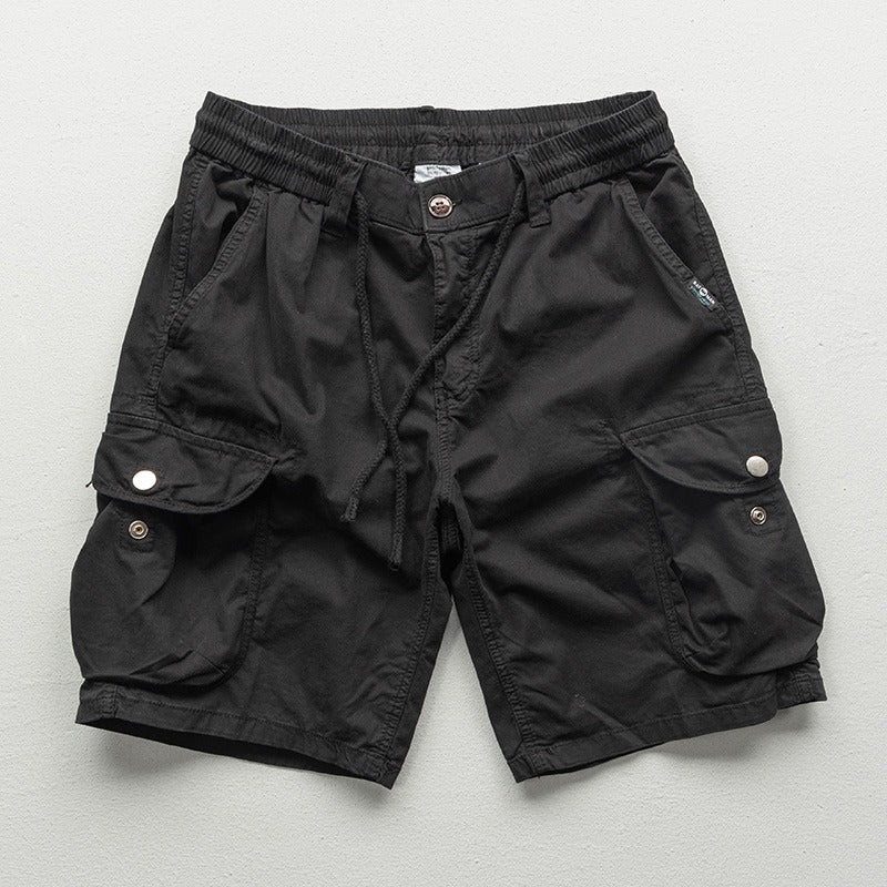 Men's Cargo Drawstring Waist Shorts