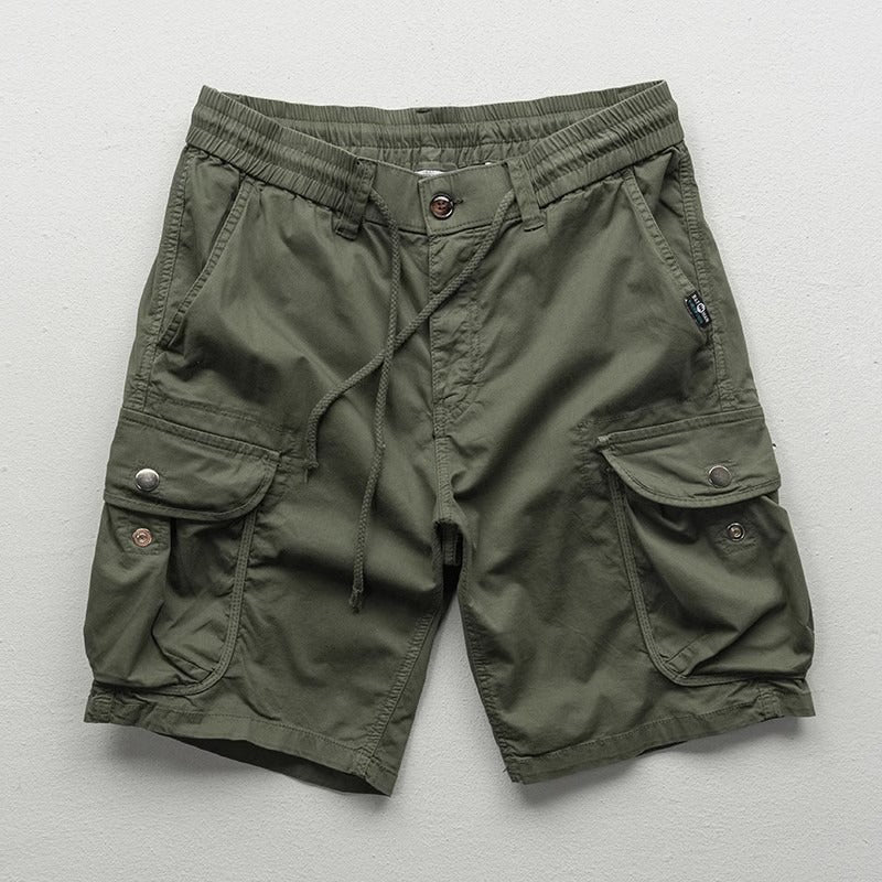 Men's Cargo Drawstring Waist Shorts