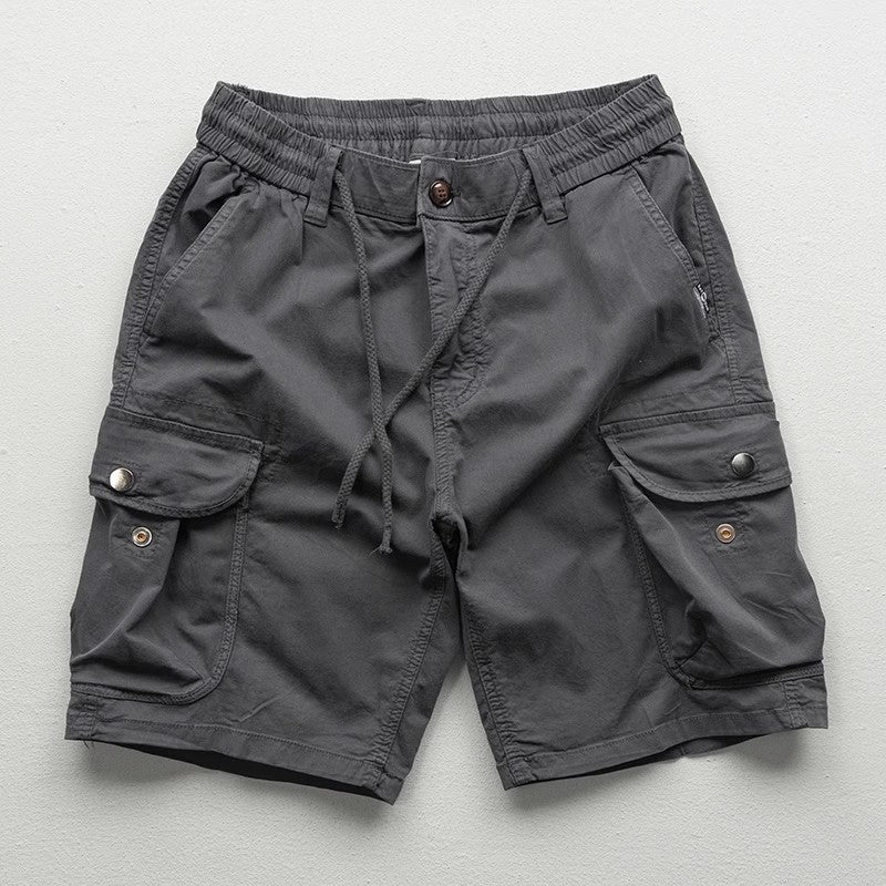 Men's Cargo Drawstring Waist Shorts