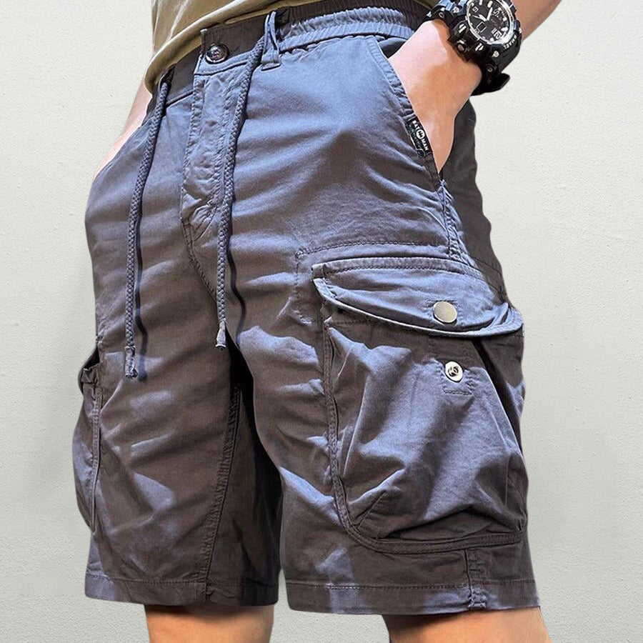Men's Cargo Drawstring Waist Shorts