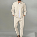 Men's Casual Zip Jacket and Trousers Set | Stylish and Versatile