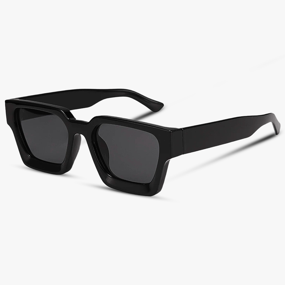 Men’s Stylish Gloss Black Sunglasses | Trendy