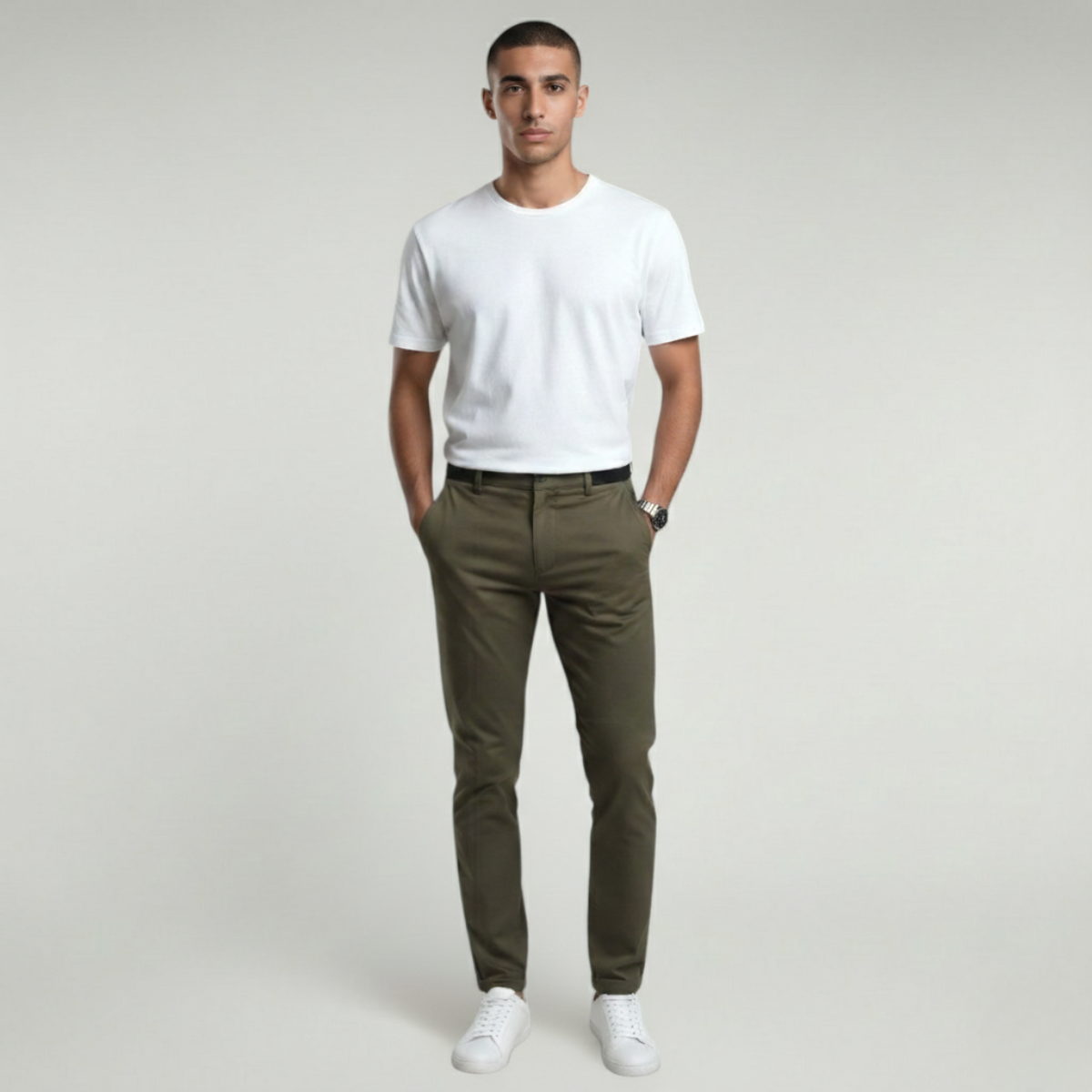 Men’s Stylish Slim Fit Chino Trousers | Versatile Casual Wear