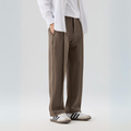 Men's Wide Leg Pleated Trousers