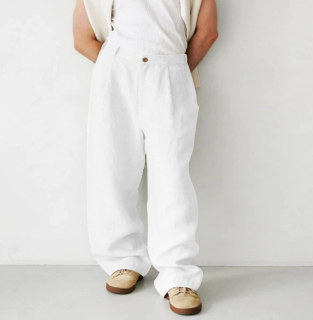 Men's Relaxed Fit Full Length Trousers