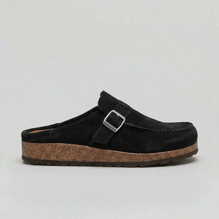 Men's Unisex Clogs Suede Look Adjustable Buckle Casual Everyday Footwear