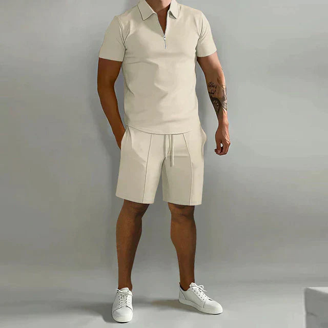 Men's Polo and Shorts Set