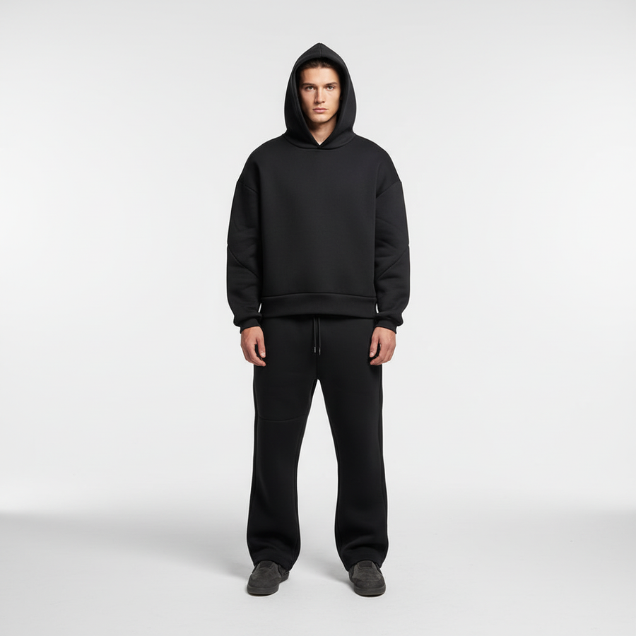 Men's Oversized Hoodie Tracksuit Relaxed Fit Two-Piece Activewear Set