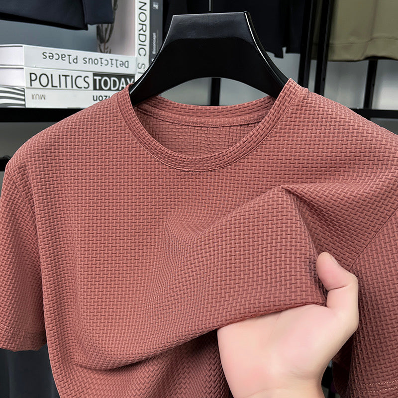 Men's Elegant Casual Tee | Short Sleeve