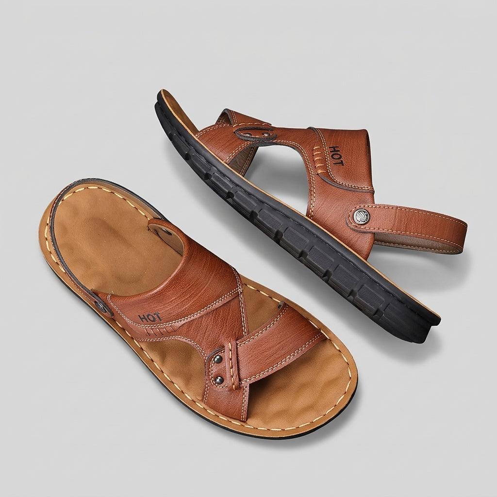 Men’s Casual Sandals with Adjustable Heel Strap