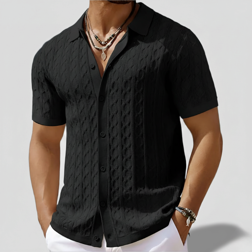 Men's Classic Knit Polo Shirt | Short Sleeve