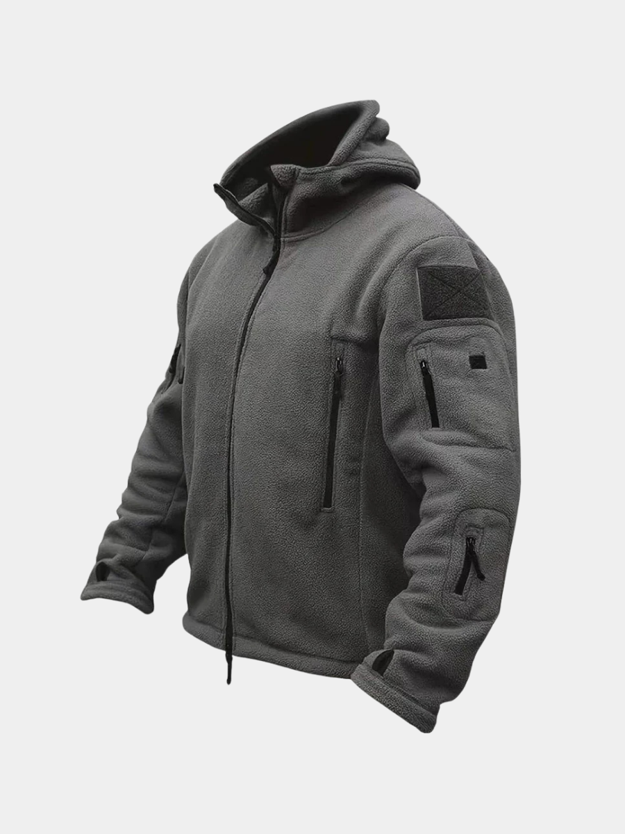 Men's Tactical Jacket Full-Zip Long Sleeve Utility Outdoor Active Wear
