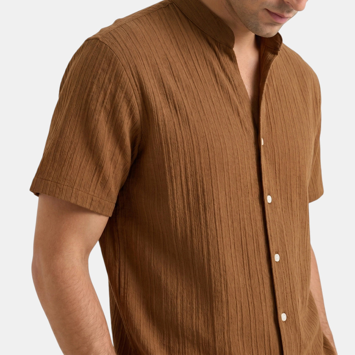 Men's Shirt & Trousers Set Two-Piece Collared Matching Casual Smart-Casual Holiday Everyday Outfit Gabriel