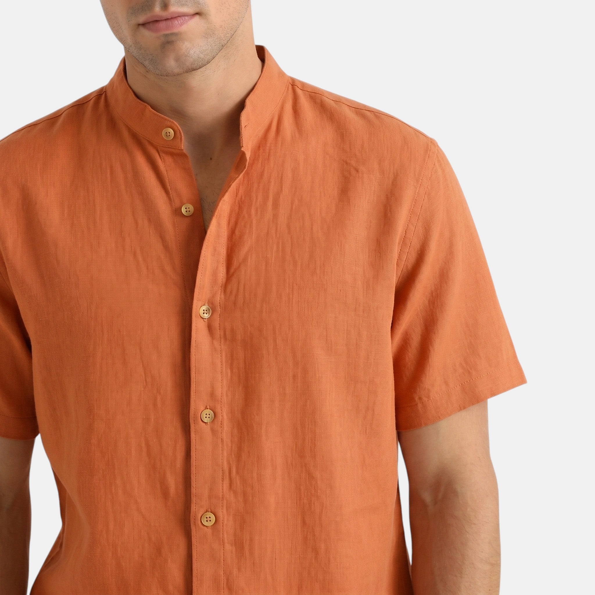 Men's Collar Shirt and Trousers Set