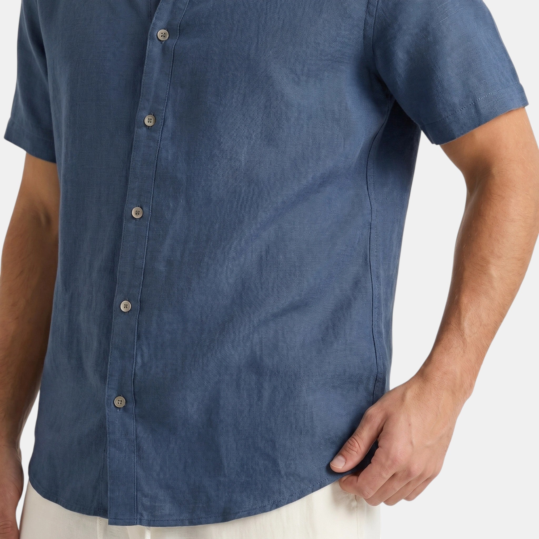 Men's Collar Shirt and Trousers Set