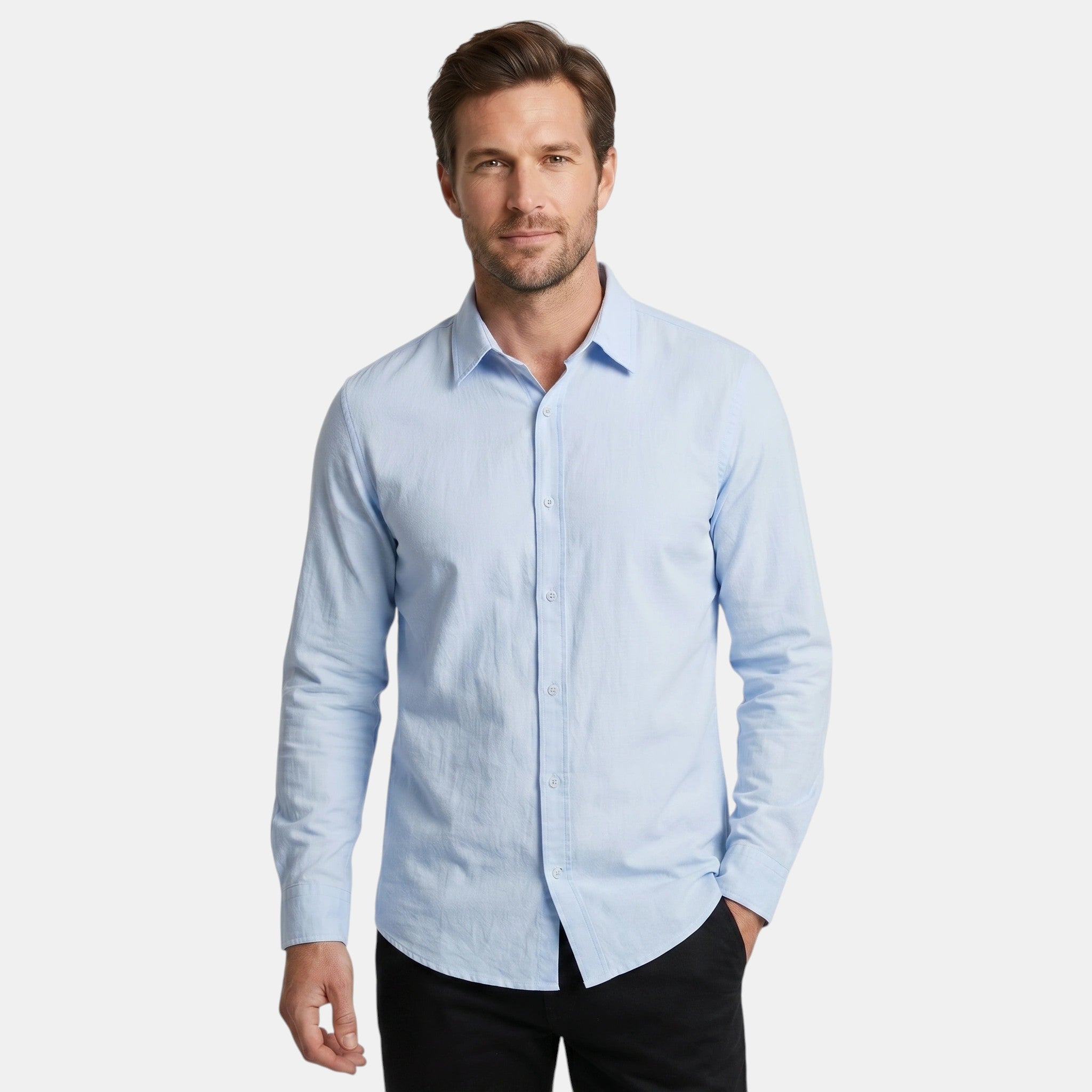 Men's Long Sleeve Blouse Shirt