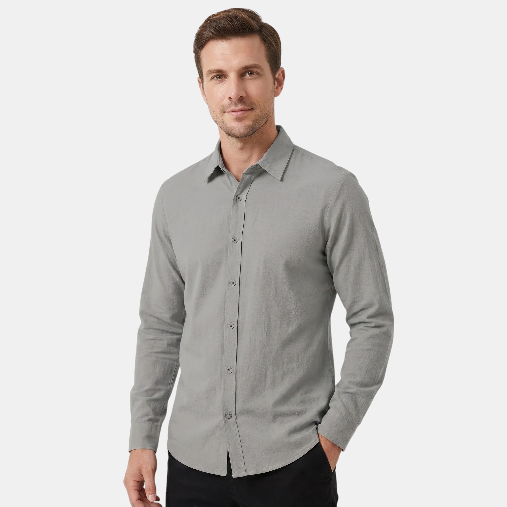Men's Long Sleeve Blouse Shirt